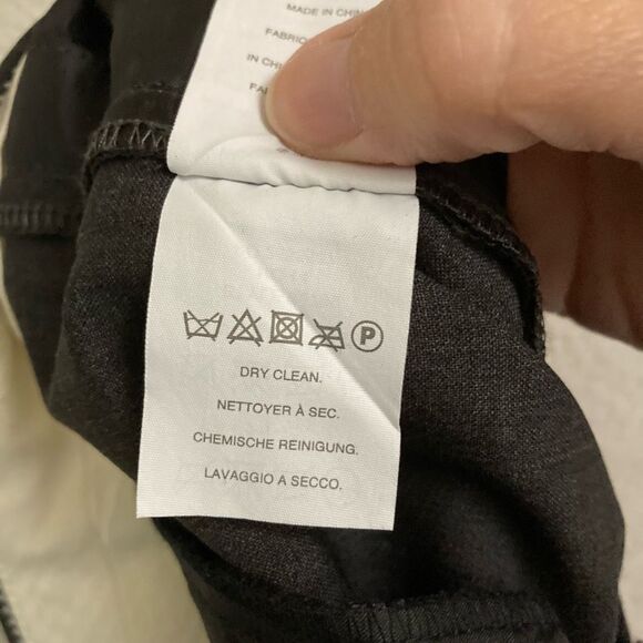 J.Crew Ludlow Sequin Tuxedo Stripe Cropped Grey Wool High Rise Pants Womens 10  - Picture 13 of 14